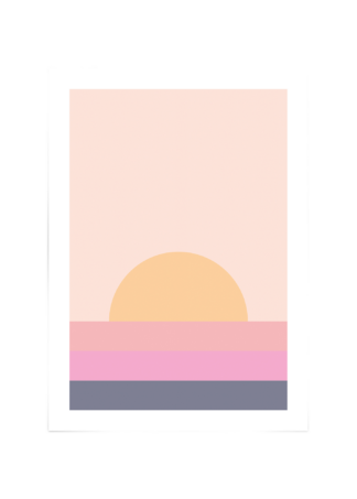 Playful Sunset Poster