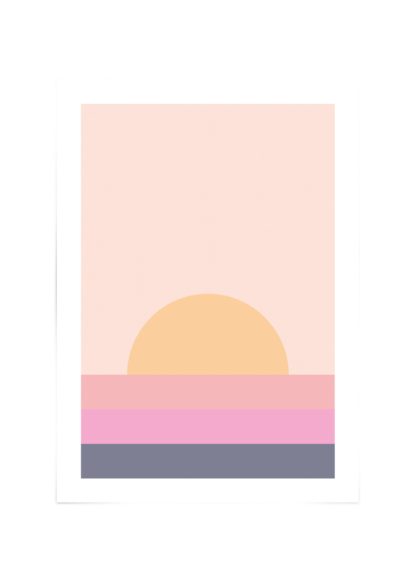 Playful Sunset Poster
