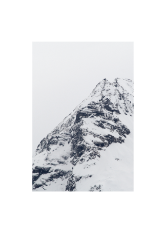Snowy Mountain Poster
