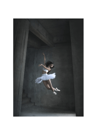 Flying dancer Poster Esenly