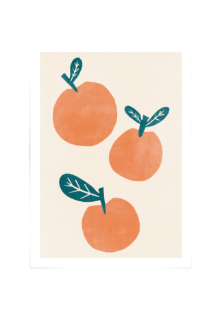 Orange Fruit Poster ESENLY