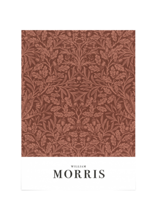 Poster Acorns and oak leaves William Morris. Handla posters och ramar online hos ESENLY