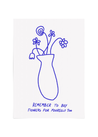 Poster Flower For Yourself. Handla posters och ramar online hos ESENLY