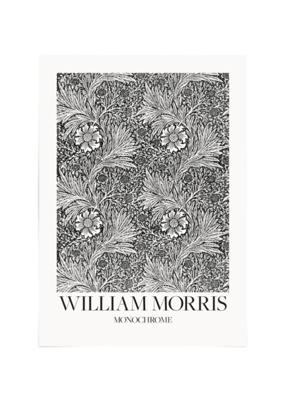 Poster Marigold Monochrome William Morris. Handla posters och ramar online hos ESENLY