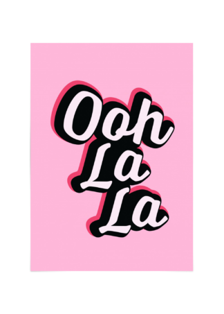 Poster Oh La la. Handla posters och ramar online hos ESENLY