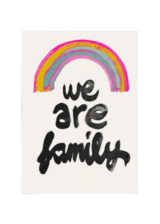 Poster We are family. Handla posters och ramar online hos ESENLY